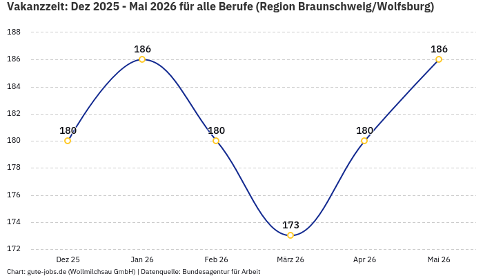 Vakanzzeit: Dez 2025 - Mai 2026 | Für alle Berufe | Region Braunschweig/Wolfsburg