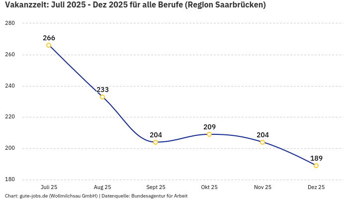Vakanzzeit: Juli 2025 - Dez 2025 | Für alle Berufe | Region Saarbrücken