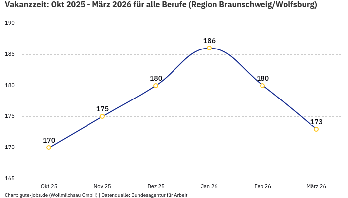 Vakanzzeit: Okt 2025 - März 2026 | Für alle Berufe | Region Braunschweig/Wolfsburg